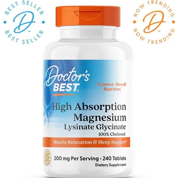 High Absorption Magnesium 240 tablets to support normal muscle function - Doctor’s Best
