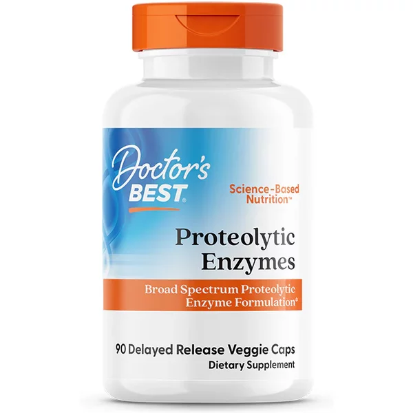 Proteolytic Enzymes, 90 Delayed Release Capsules – Doctor’s Best