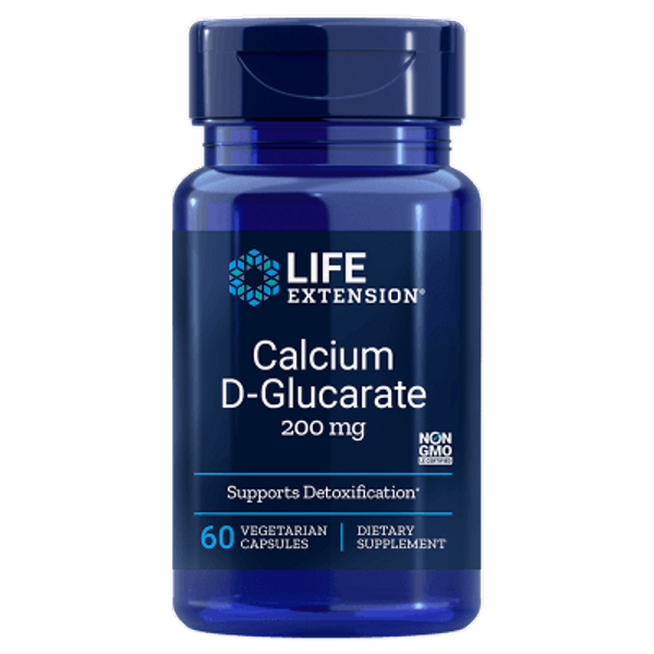 Calcium D-glucarate 60 capsules to support normal cell division - LIFE EXTENSION®