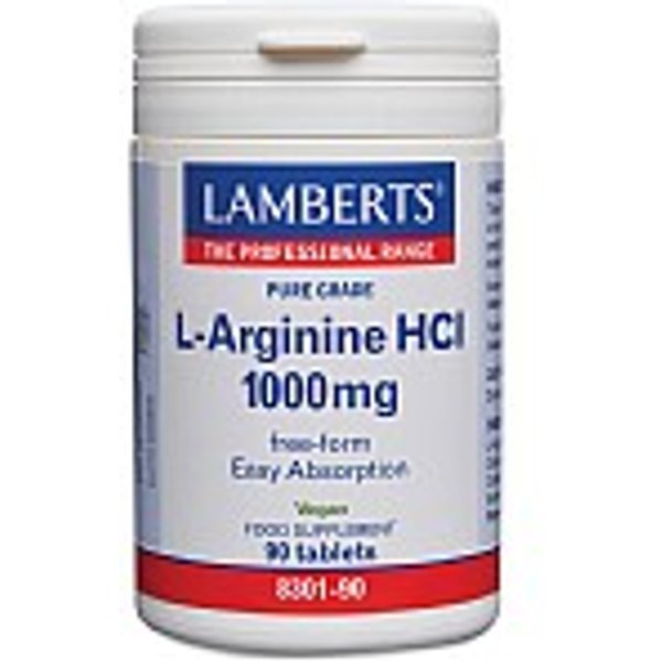 L-Arginine HCl 90 tablets - LAMBERTS®