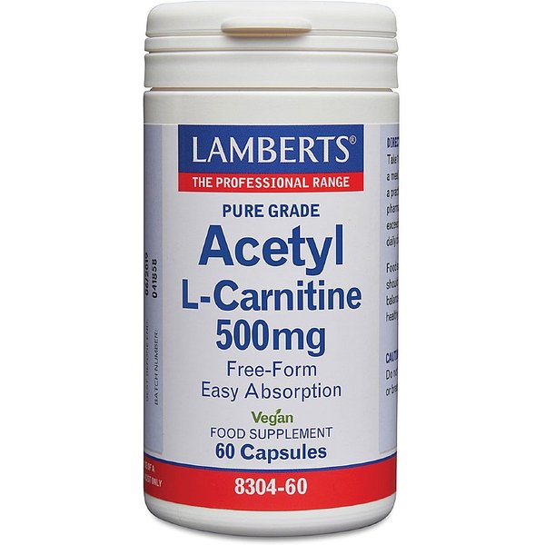 Acetyl L-Carnitine 60 capsules - LAMBERTS®