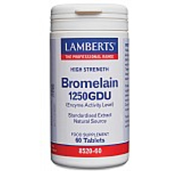 Bromelain 1250 GDU - 60 Tabs - Lamberts