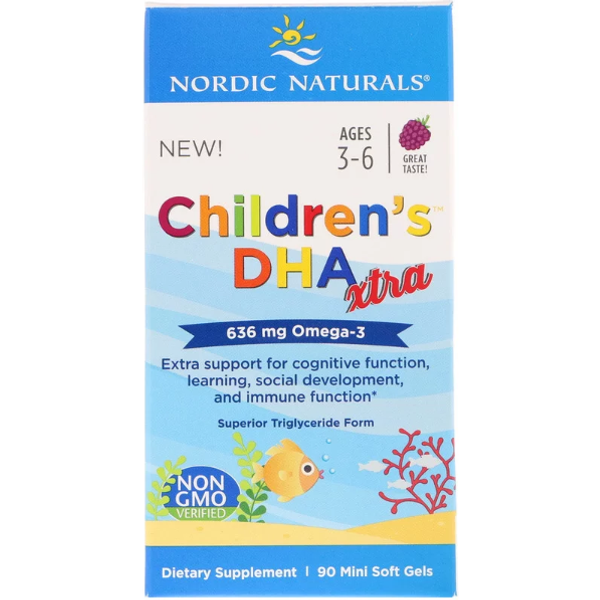 Children's DHA™ Xtra 90 softgels to support brain development - NORDIC NATURALS®