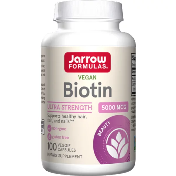 Biotin 100 capsules with D-biotin - Jarrow FORMULAS®
