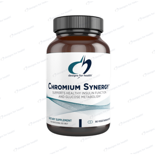 Chromium Synergy™ 90 capsules to support blood glucose levels - designs for health®