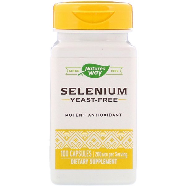 Selenium, 200mcg, 100 Capsules - Nature's Way