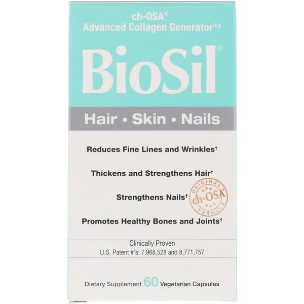 BioSil, ch-OSA (Hair, Skin & Nails) 60 Vegetarian Capsules - Natural Factors