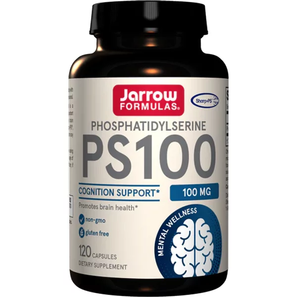PS100, Phosphatidylserine (Contains SOY) 100 mg, 120 Capsules - Jarrow