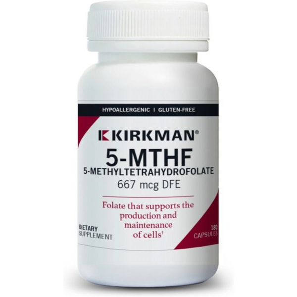 5-MTHF 400mcg, 180 Capsules - Kirkman Laboratories