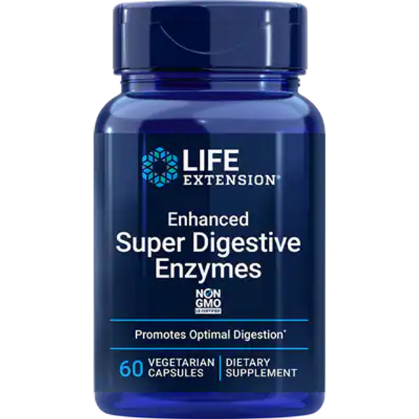 Super Digestive Enzymes 60 capsules with digestive enzyme blend - LIFE EXTENSION®