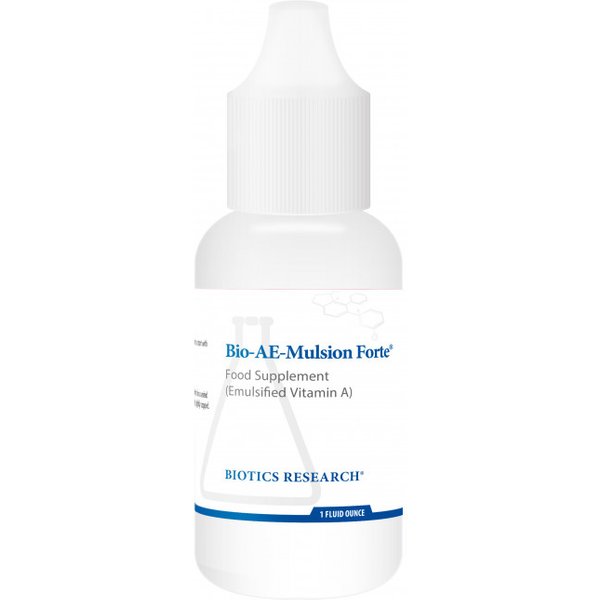 Bio-Ae-Mulsion Forte®30ml drops with vitamin A - BIOTICS RESEARCH®