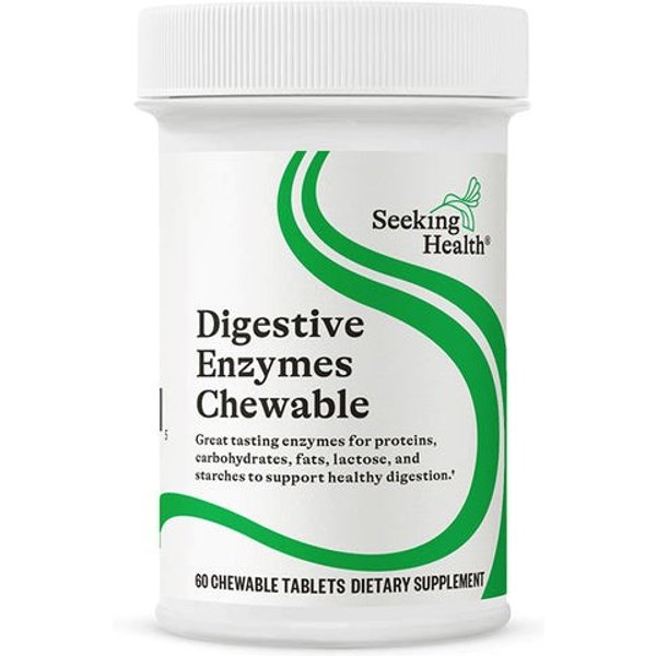 Digestive Enzymes Chewable - 60 Chewable Tablets - Seeking Health®