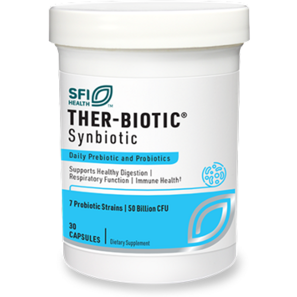 Ther-Biotic Synbiotic 30 capsules with probiotic blend – SFI HEALTH™