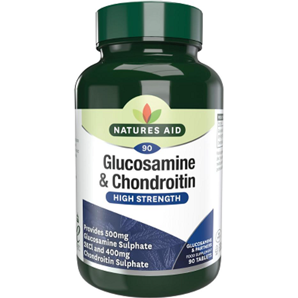 Glucosamine & Chondroitin 90 Tablets - Nature's Aid