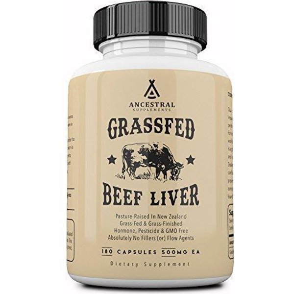 Grassfed Beef Liver 180 capsules - ANCESTRAL SUPPLEMENTS®