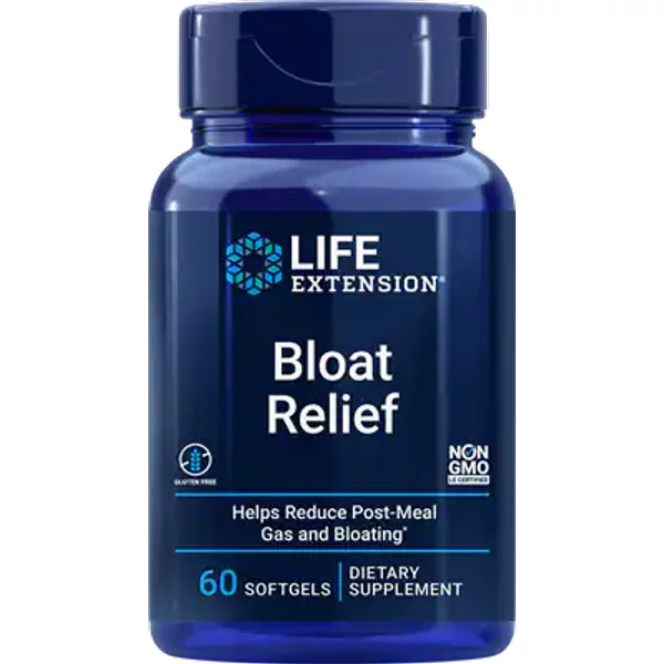 Bloat Relief, 60 Softgels - Life Extension