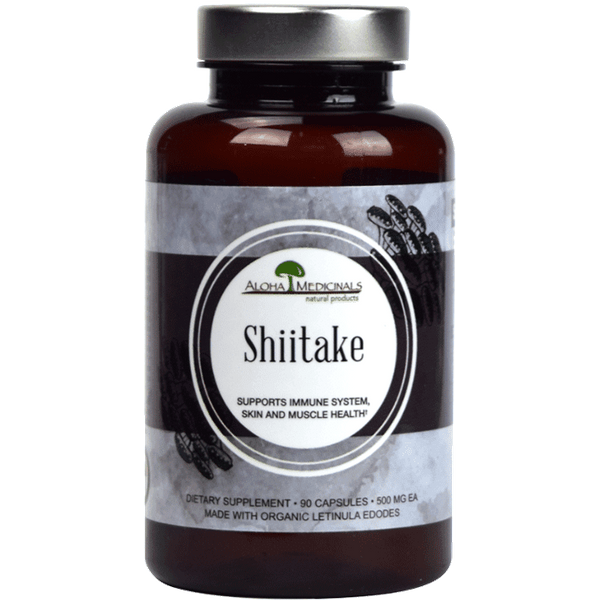 Pure Shiitake, 500mg - 90 Capsules - Aloha Medicinals