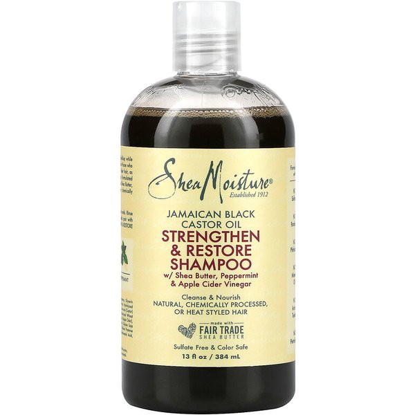 Jamaican Black Castor Oil, Strengthen & Restore Shampoo, 13 fl oz (384 ml) - Shea Moisture