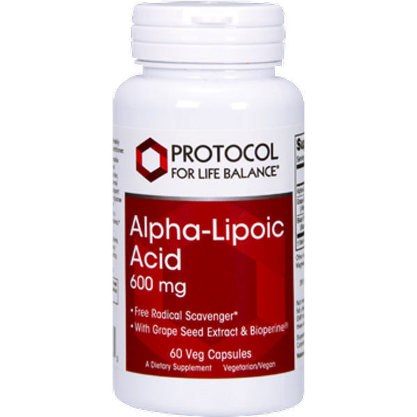 Alpha-Lipoic Acid 60 capsules - PROTOCOL FOR LIFE BALANCE®