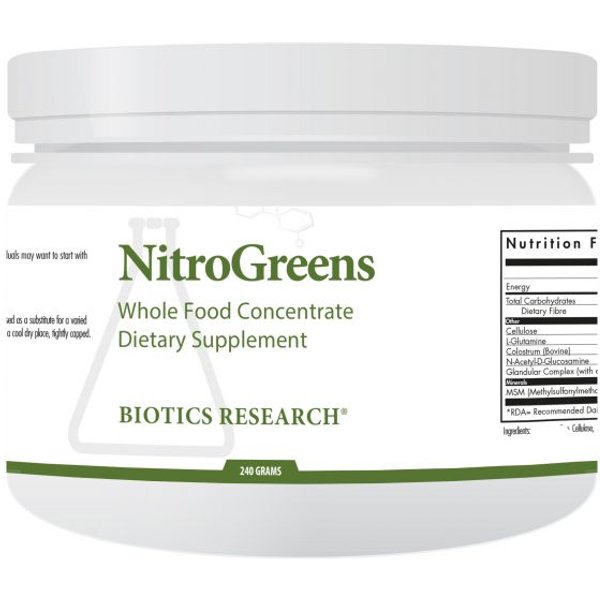 NitroGreens 240g - Biotics Research