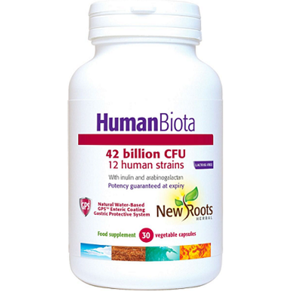 Human Biota 30 capsules with inulin and arabinogalactan - New Roots HERBAL