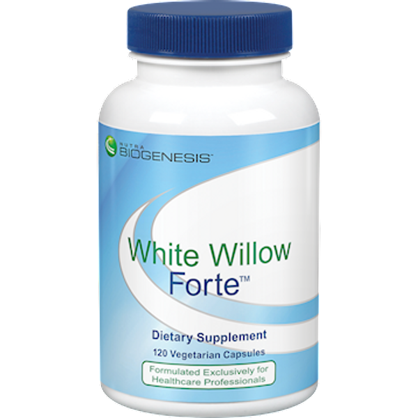 White Willow Forte™ 120 capsules with boswellia, bromelain and ginger - NUTRA BIOGENESIS™