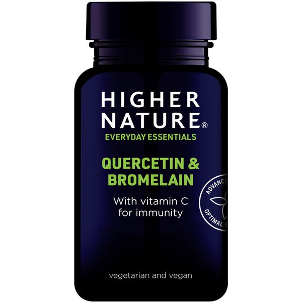 Quercetin & Bromelain 60 Tablets - Higher Nature