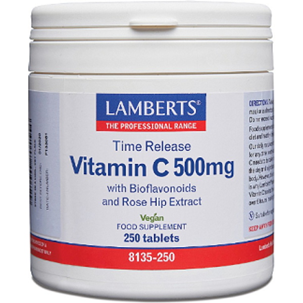Time Release Vitamin C 500mg (250 tablets) - Lamberts