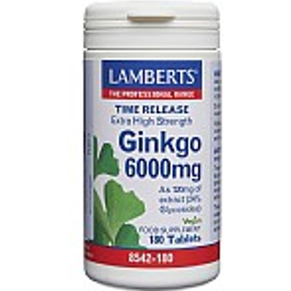 Ginkgo 6000mg (180 tablets) - Lamberts
