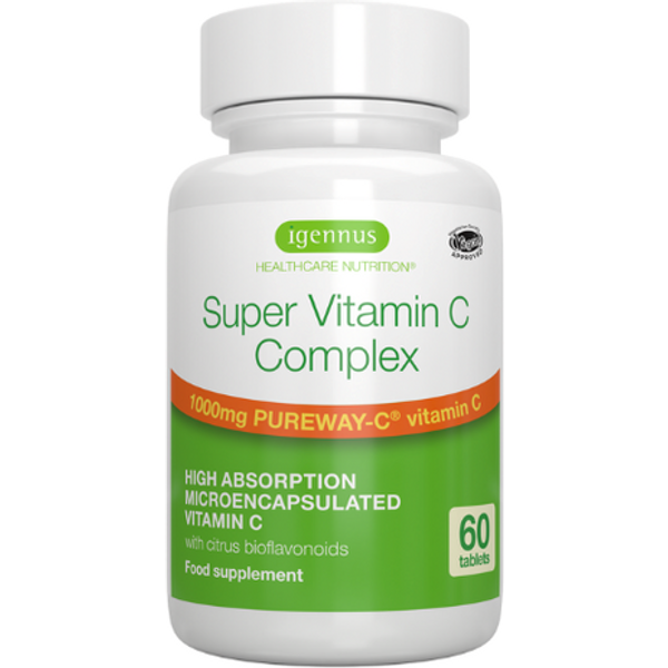 Super Vitamin C Complex, 1000mg (60 Tablets) - Igennus