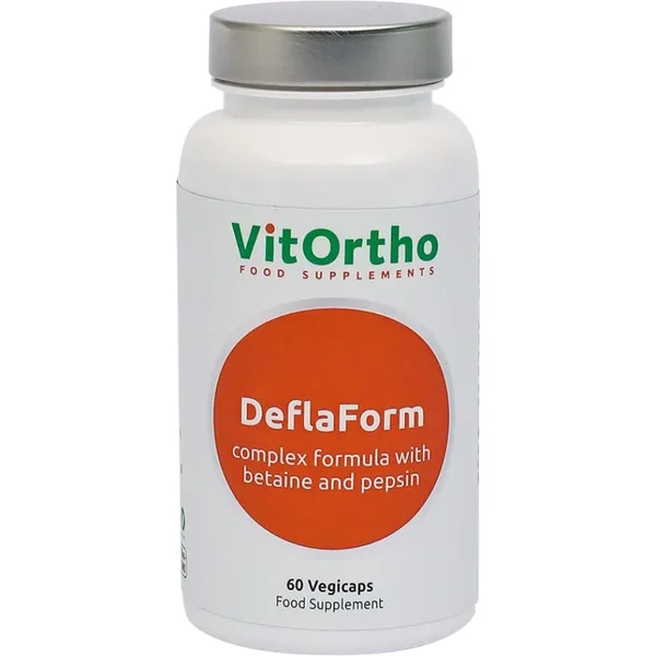 DeflaForm complex formula with Betaine and Pepsin 60 vegicaps - VitOrtho