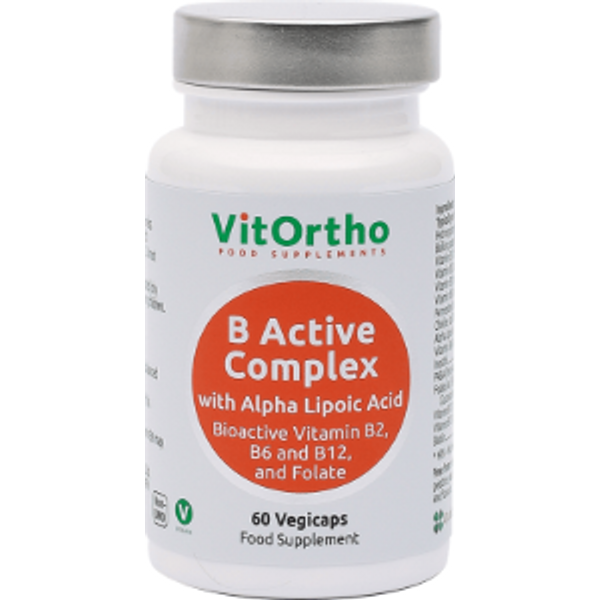 B Active Complex with Alpha Lipoic Acid - 60 Vegicaps - VitOrtho