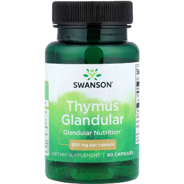 Thymus Glandular 500 mg - 60 capsules - Swanson