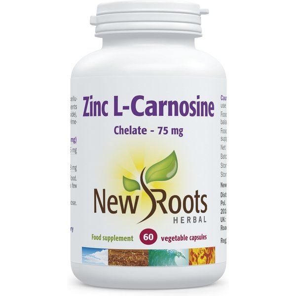 Zinc L-Carnosine (60 capsules) - New Roots Herbal