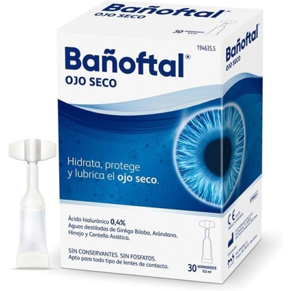 BañOftal Ojo Seco 20 Monodosis 0,5 Ml-image