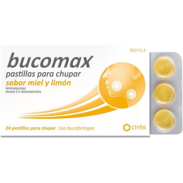 Bucomax Miel-LimóN 24 Pastillas Chupar-image