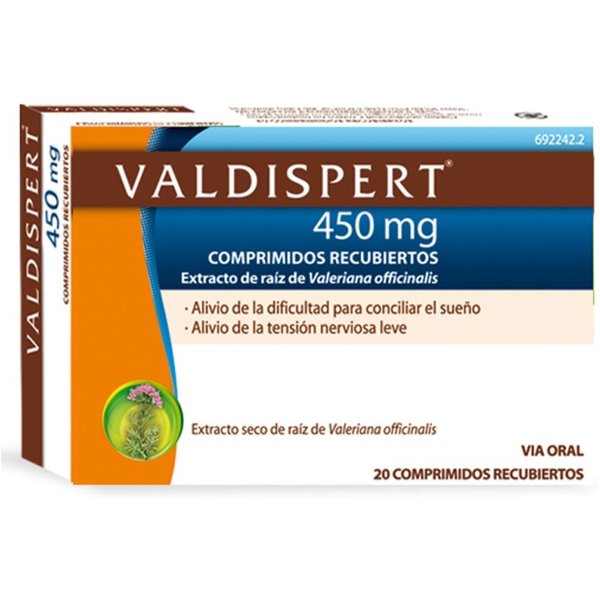 Valdispert 450 Mg 20 Comprimidos Recubiertos-image