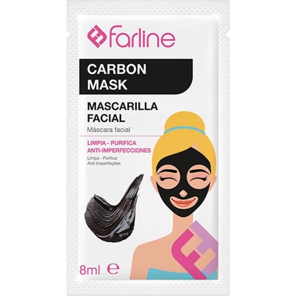 Farline Carbon Mask Mascarilla Facial 10X8 Ml-image