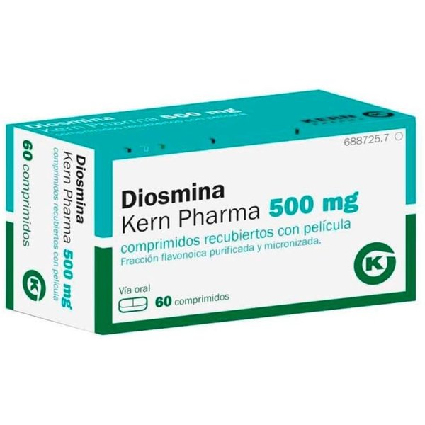 Diosmina Kern Pharma 500 Mg 60 Comprimidos-image