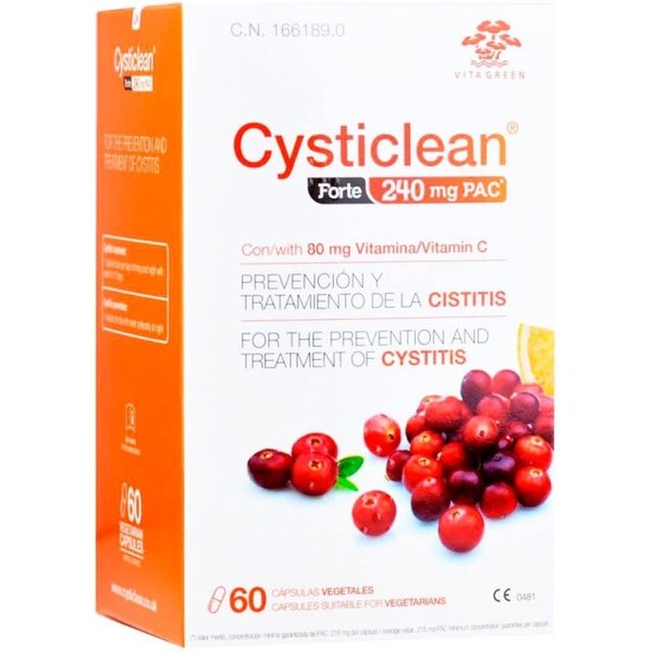 Cysticlean Forte 240 Mg 60 CáPsulas-image