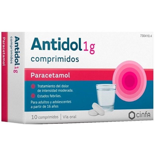 Antidol 1 Gr 10 Comprimidos-image