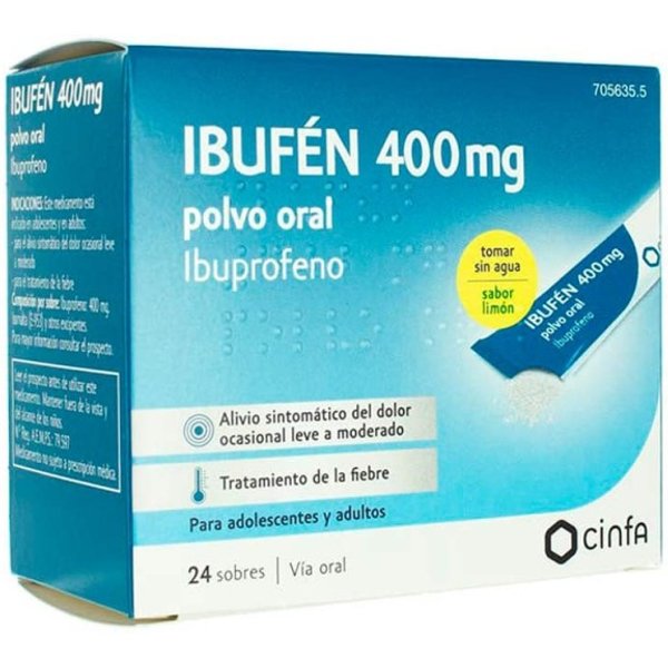 Ibufen 400 Mg 24 Sobres Polvo Oral-image