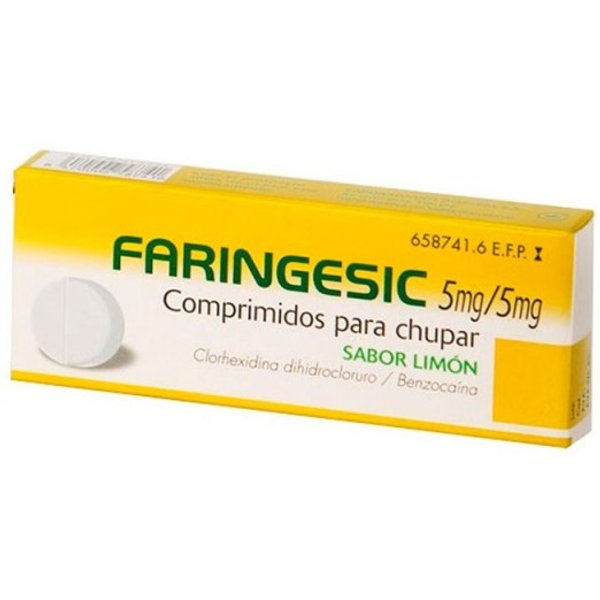 Faringesic 5 Mg/5 Mg 20 Comprimidos Sabor LimóN-image
