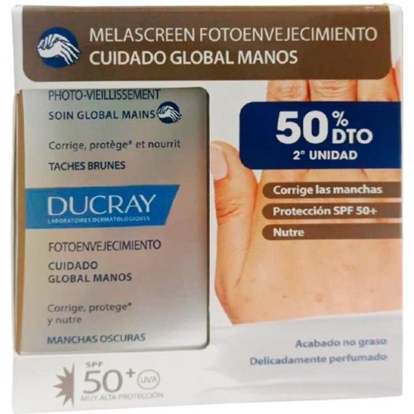 Duplo Melascreen Crema Manos Antienvejecimiento 2X50 Ml Spf50-image