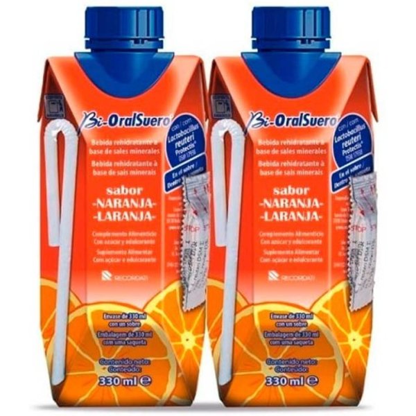 Bioral Suero ProbióTico Sabor Naranja 2X330 Ml-image