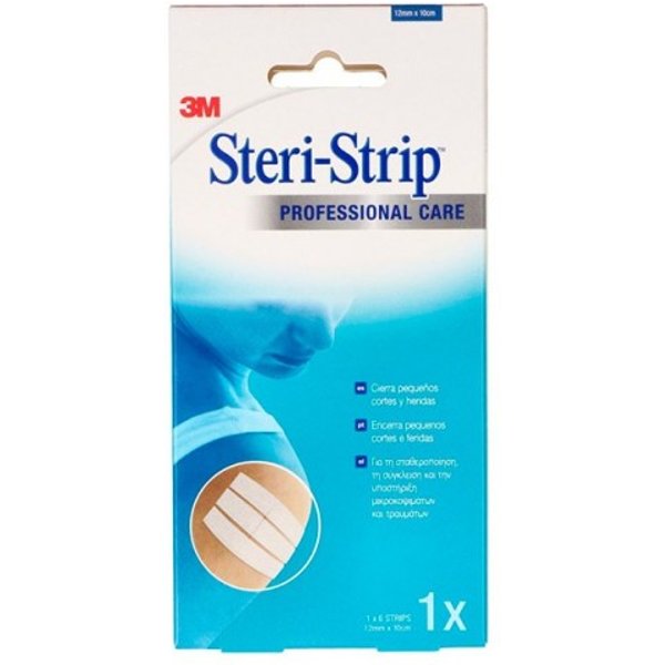 Steri Strip Sutura Adhesivo 100Mmx12Mm 6 Unidades-image