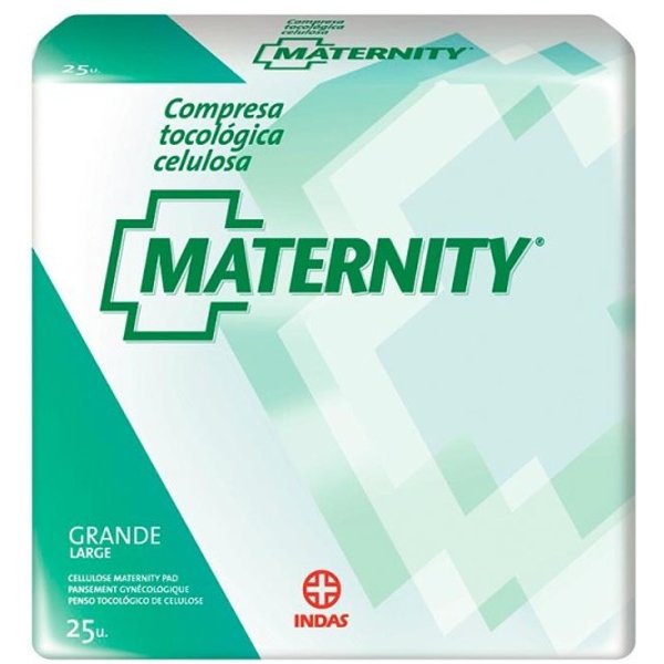 Indas Compresas Maternity Celulosa 25 Unidades-image