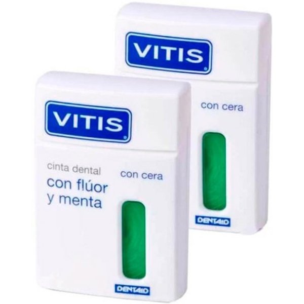 Vitis Seda Dental Con Fluor Y Menta 50 M 2 Unidades-image