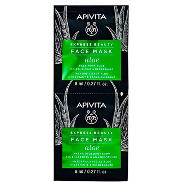 Apivita Mascarilla Aloe Hidratante Y Refrescante 2X8 Ml-image