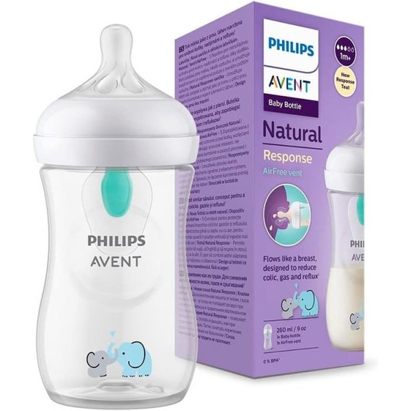 Philips Avent Biberon Natural Response Airfree 260 Ml-image